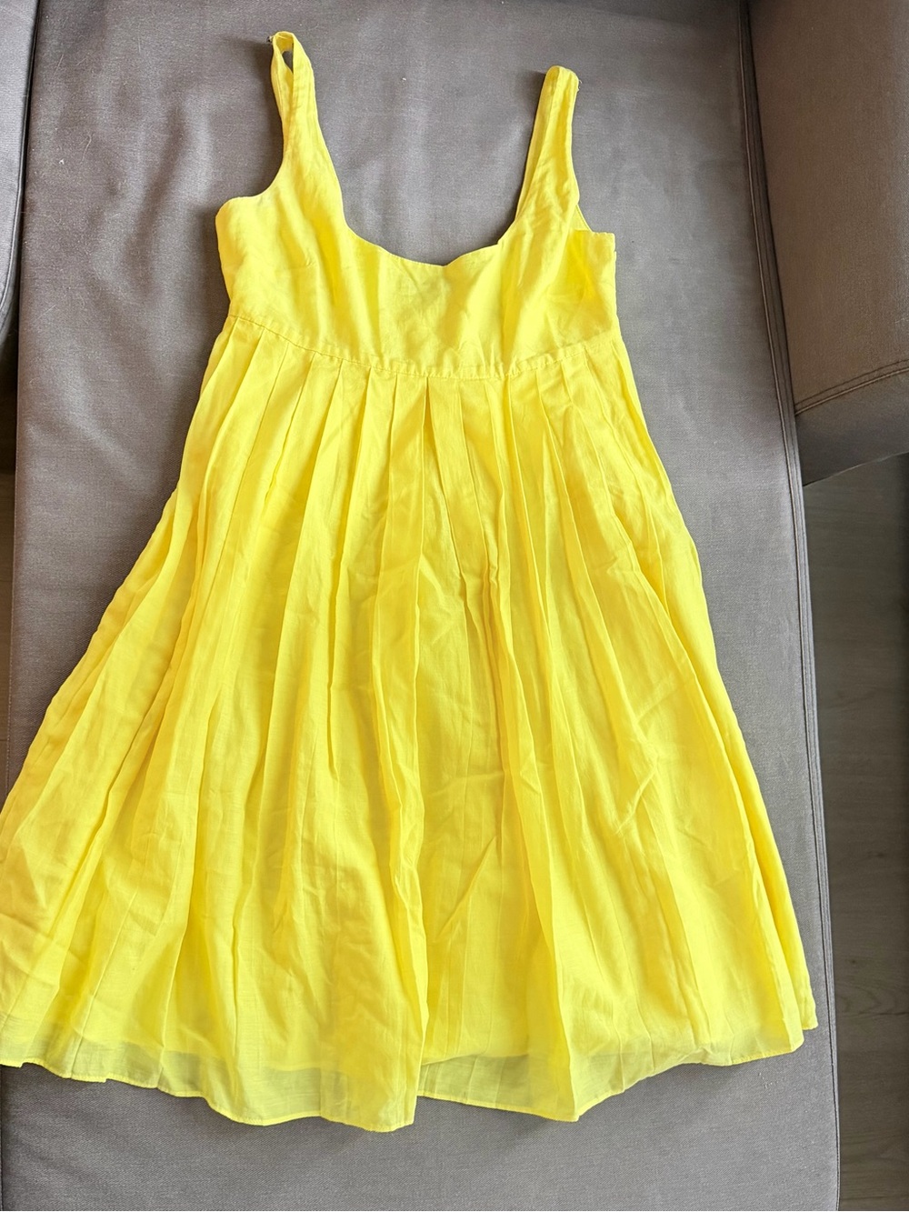 Club Monaco Bright Yellow Girls' Sleeveless Dress